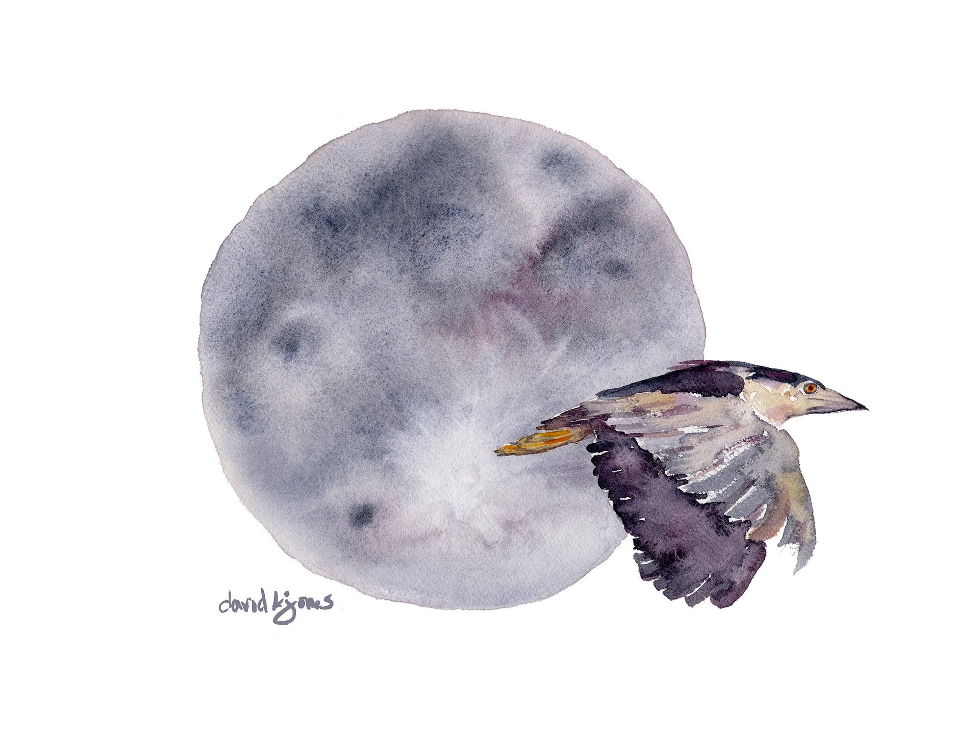 Come to the Moon (art print) - davidkjonesart