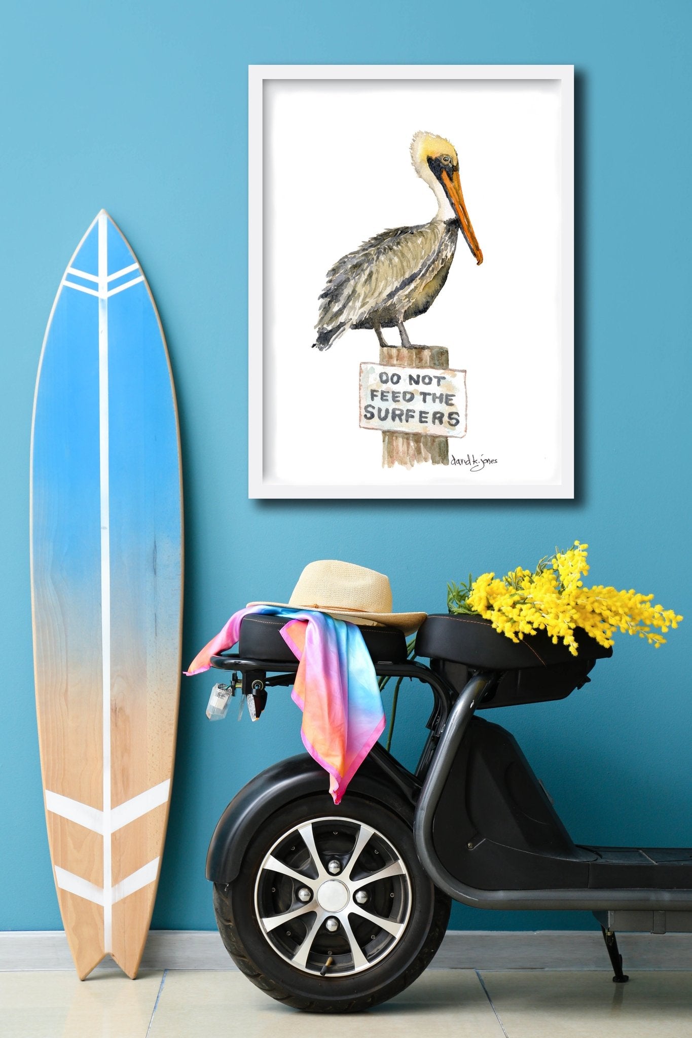 Do Not Feed The Surfers - davidkjonesart