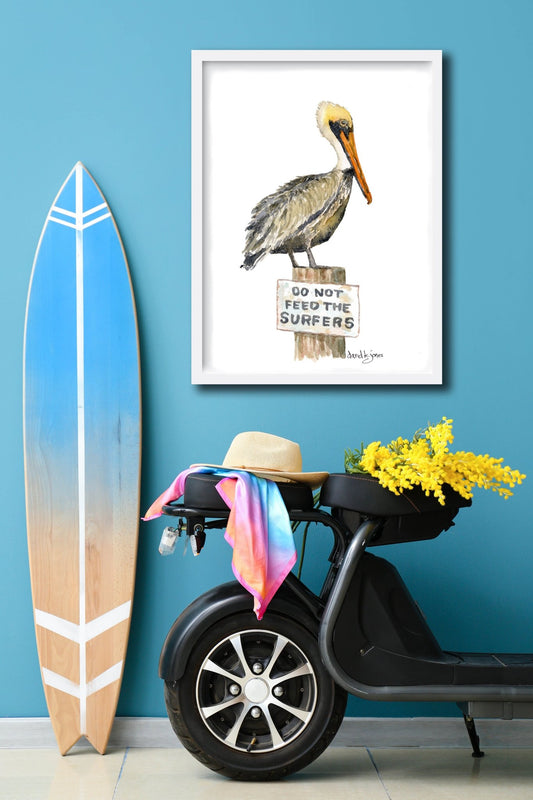 Do Not Feed The Surfers - davidkjonesart