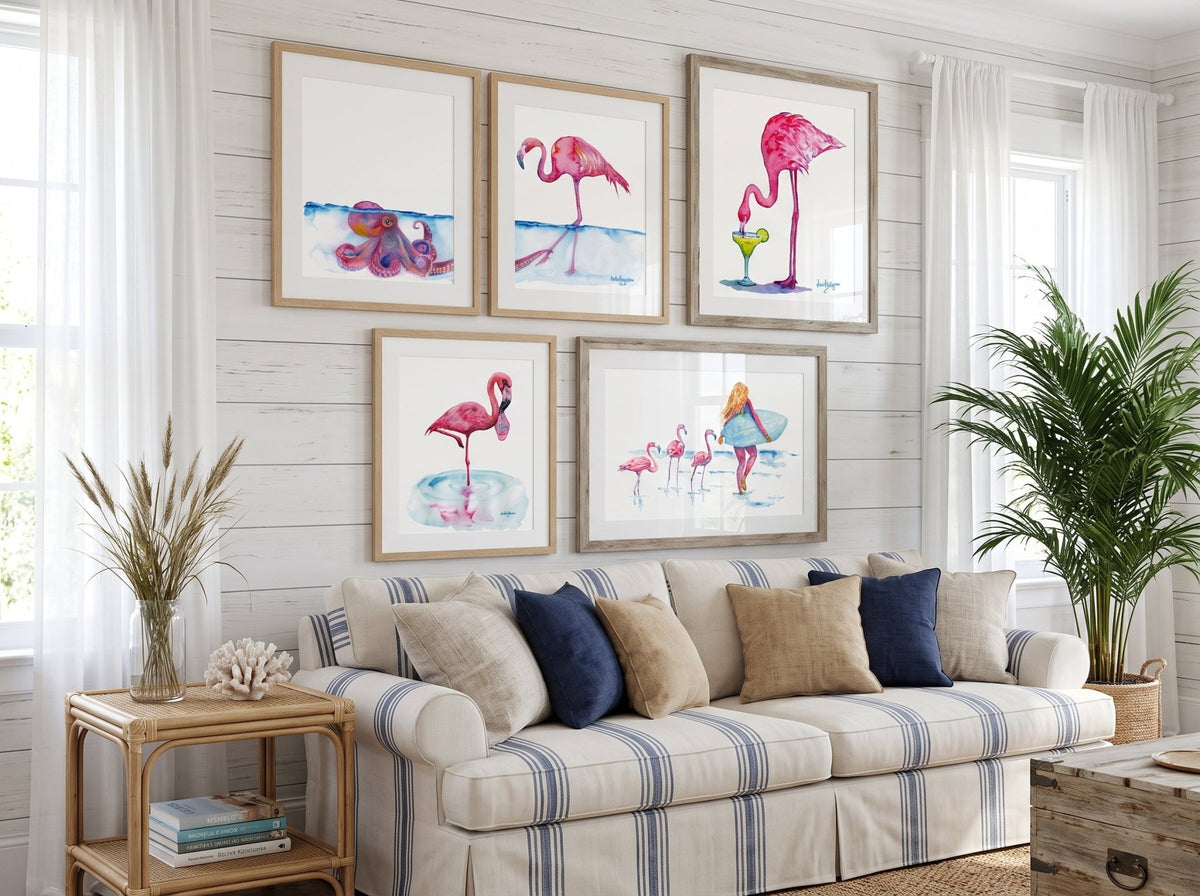 Flamingo Motel (art print) - davidkjonesart