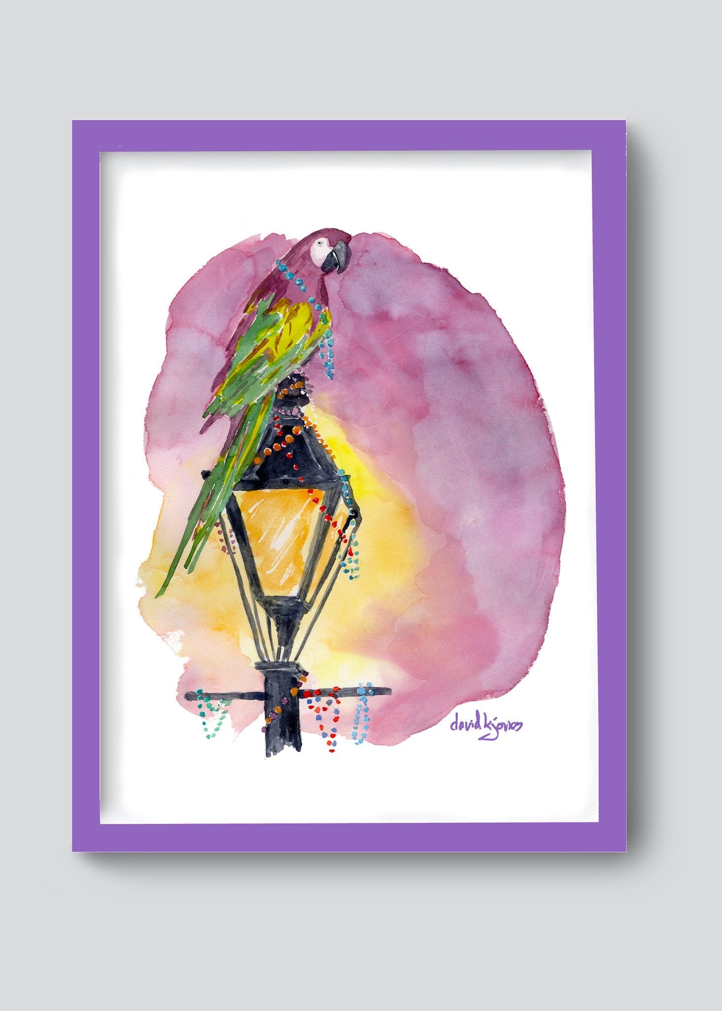 French Quarter Parrot - davidkjonesart