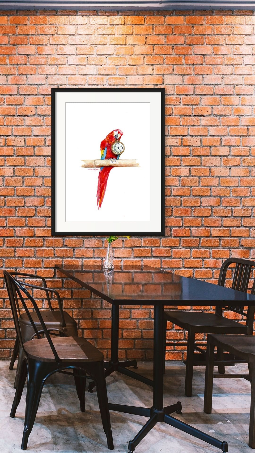 Its Five O'Clock HERE (art print) - davidkjonesart