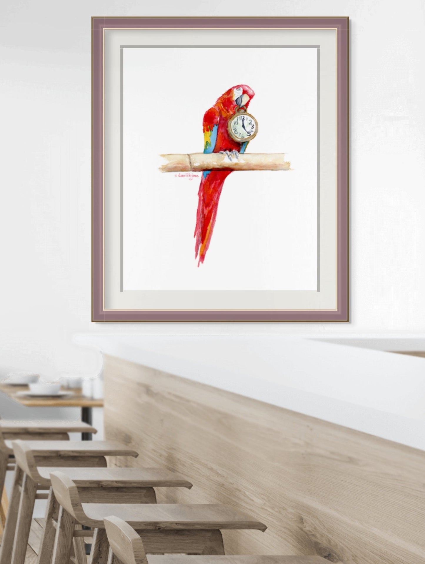 Its Five O'Clock HERE (art print) - davidkjonesart