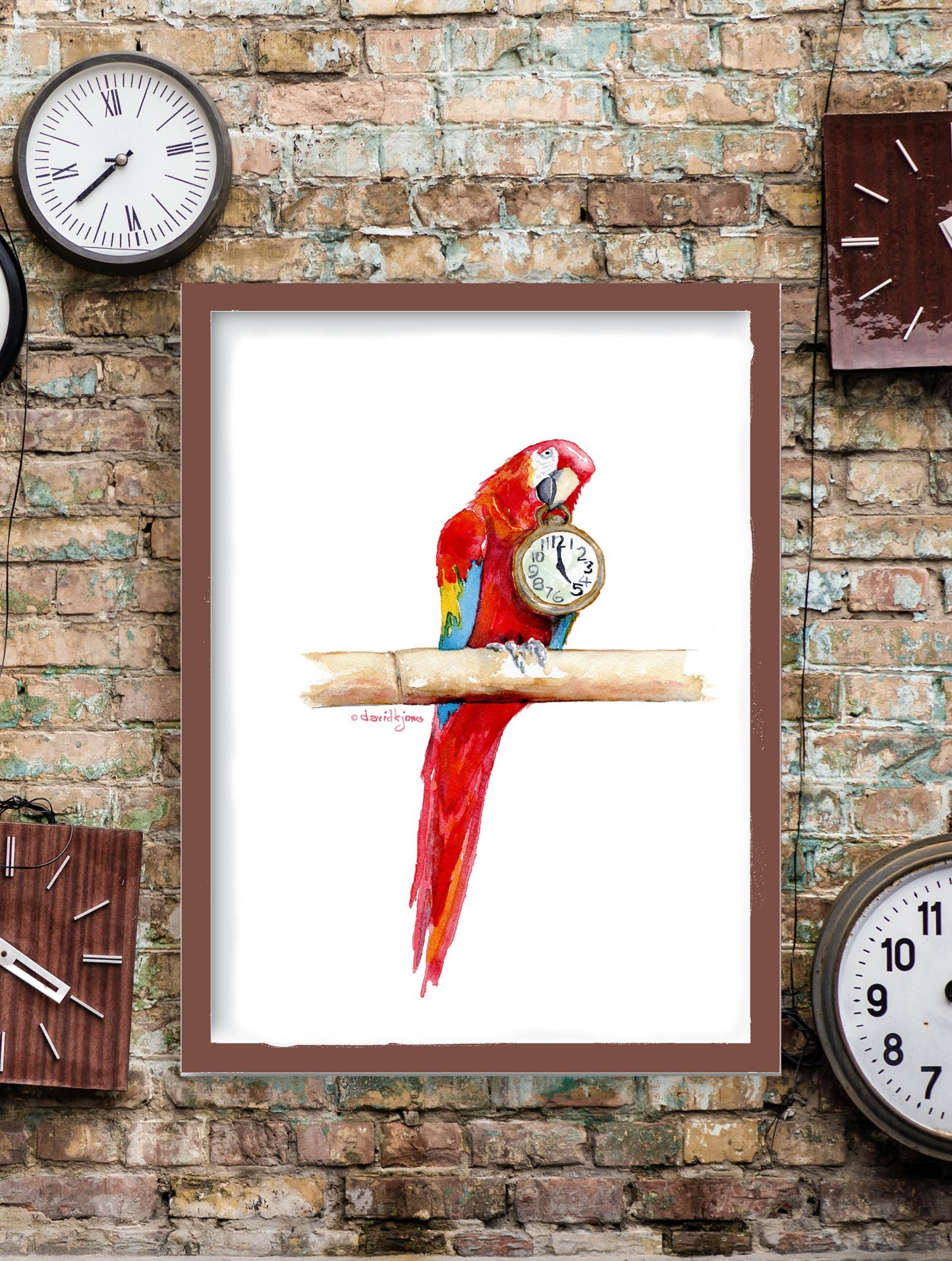 Its Five O'Clock HERE (art print) - davidkjonesart