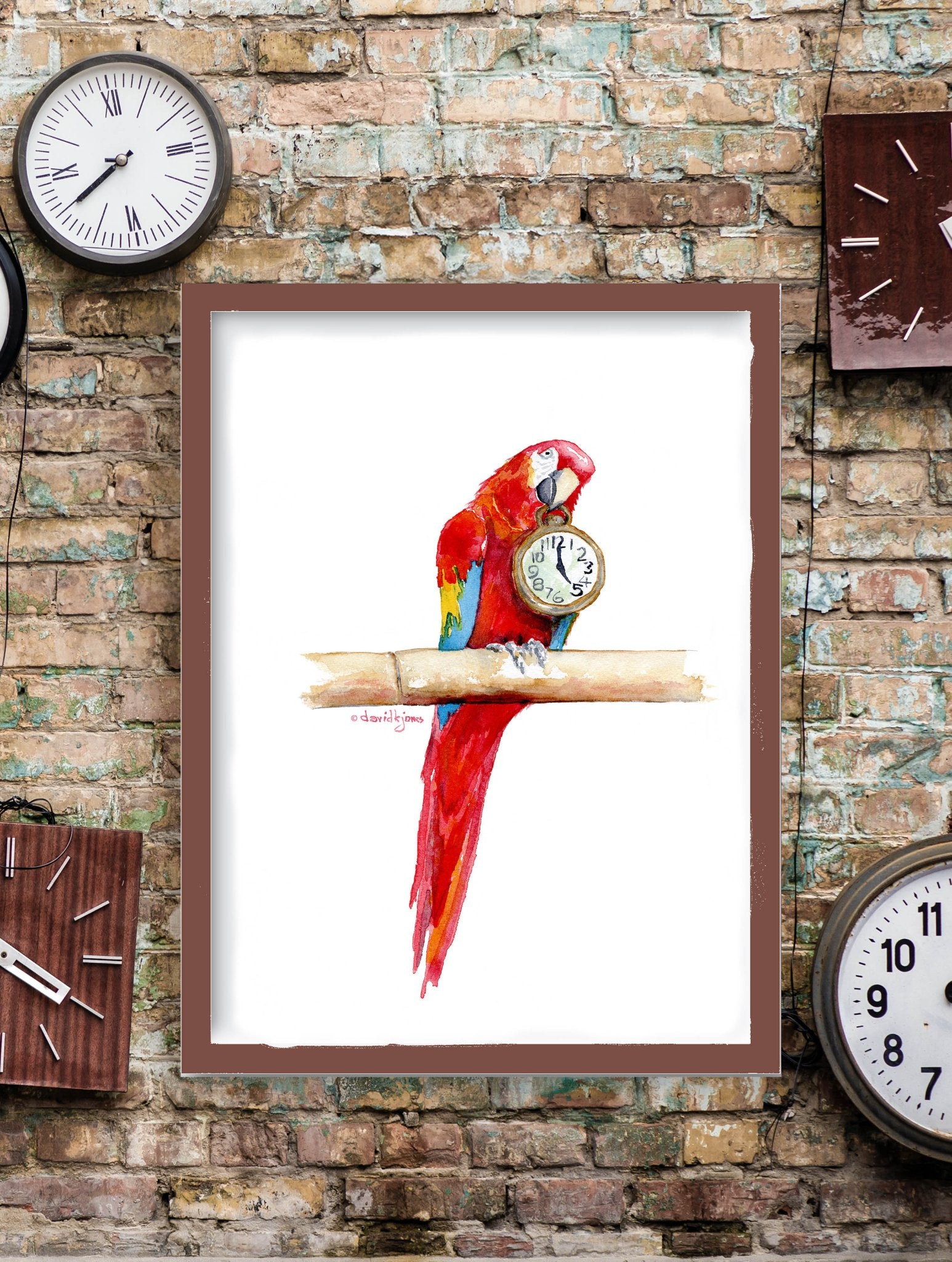 Its Five O'Clock HERE (art print) - davidkjonesart