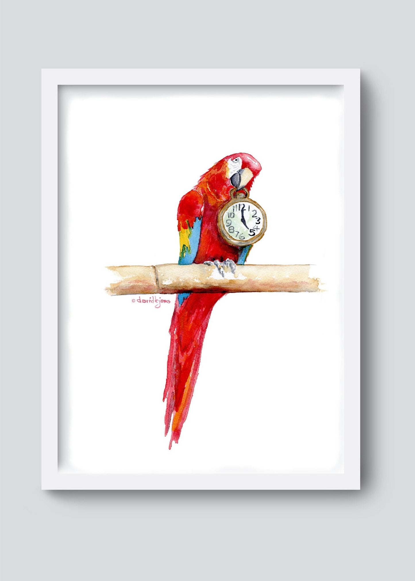 Its Five O'Clock HERE (art print) - davidkjonesart