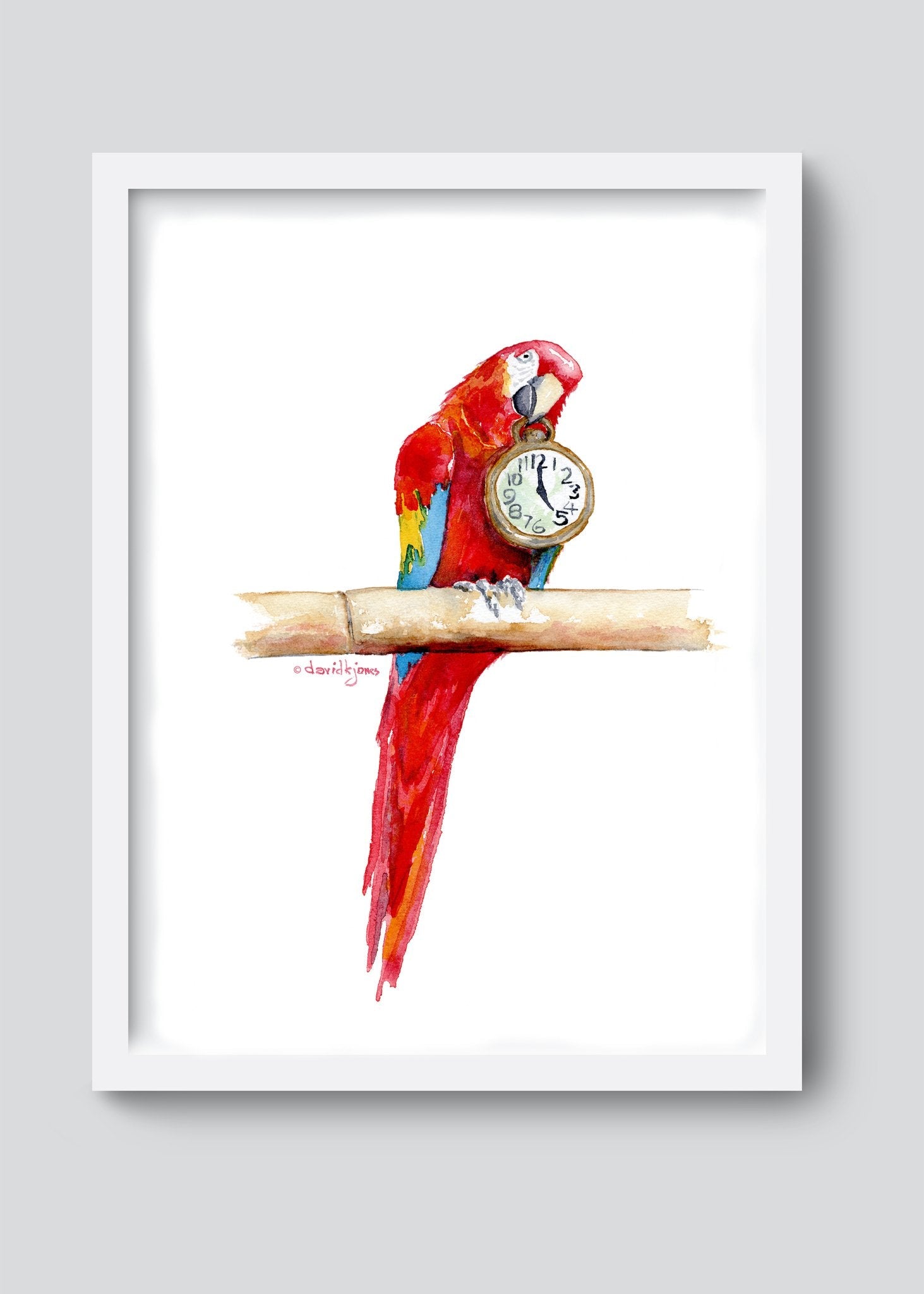 Its Five O'Clock HERE (art print) - davidkjonesart