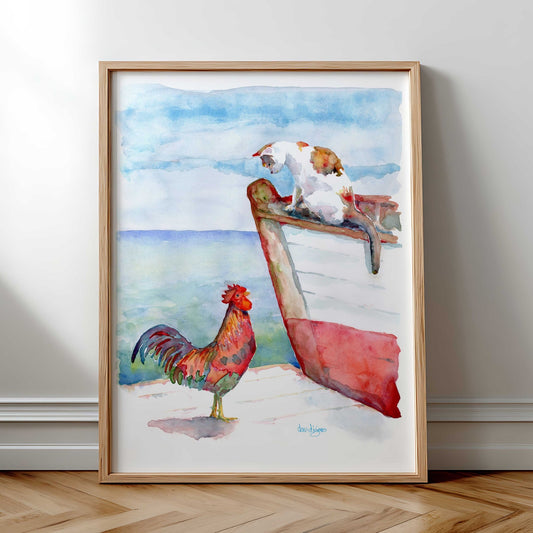 Key West Welcome (art print) - davidkjonesart