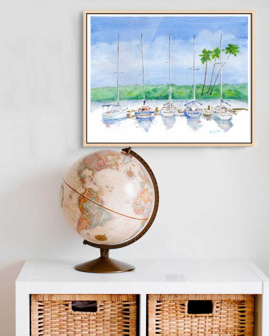Parrot Port Art Print - davidkjonesart