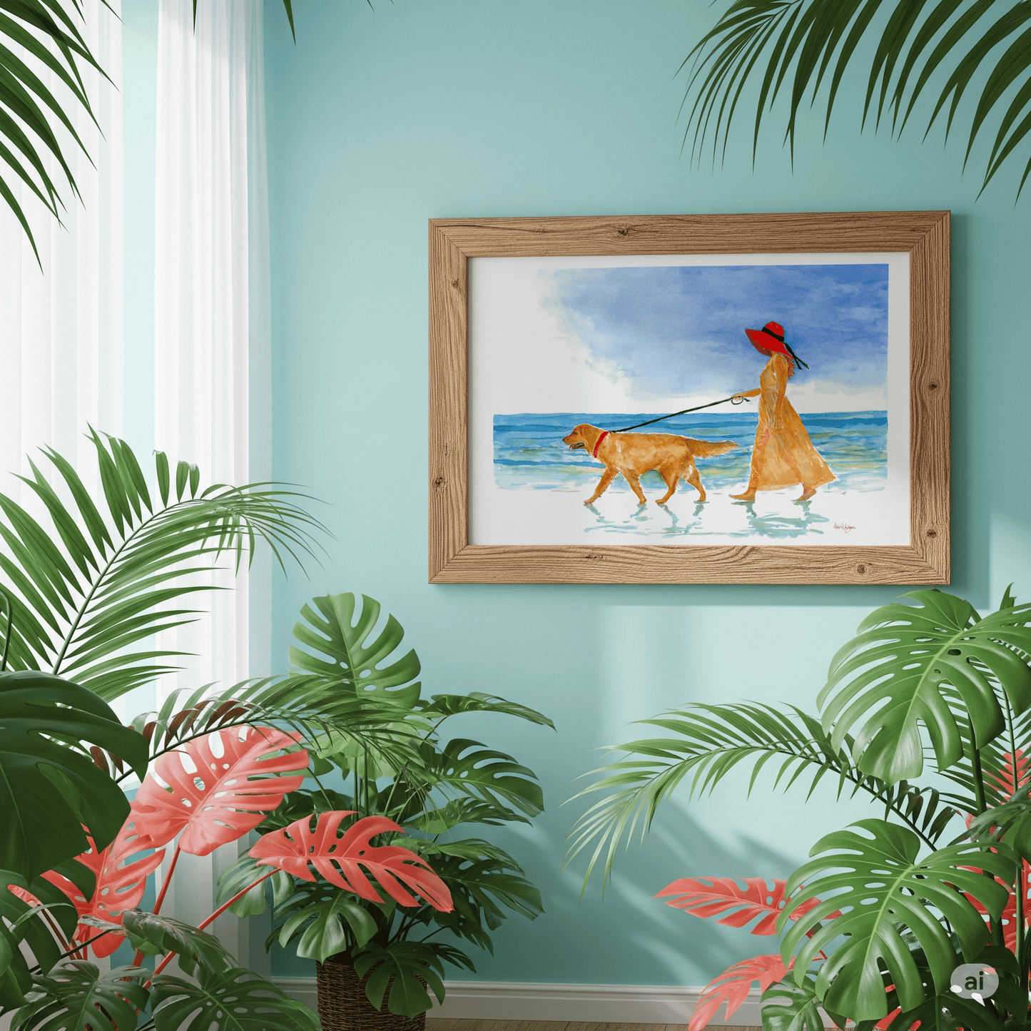 Red Hat (art print) - davidkjonesart