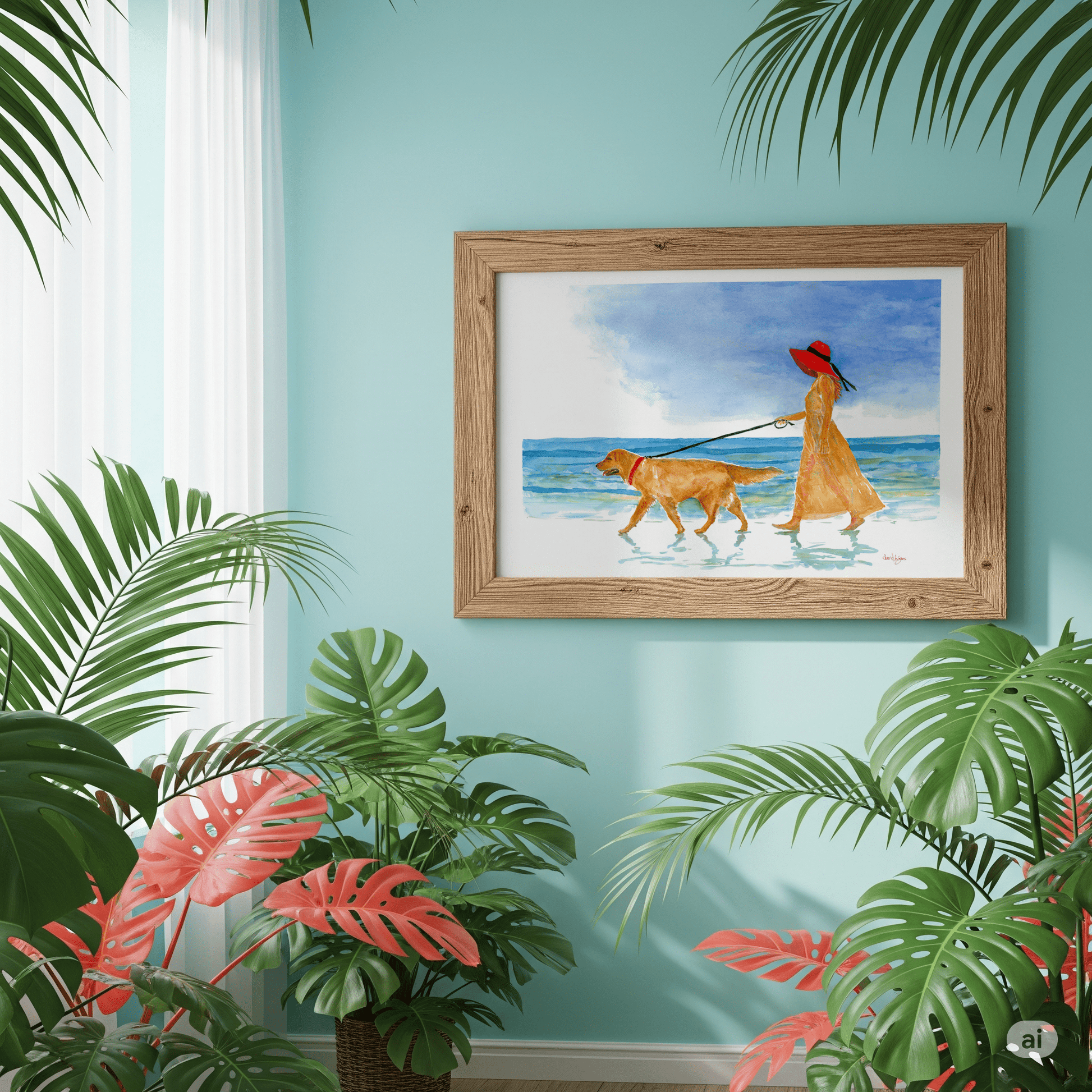 Red Hat (art print) - davidkjonesart