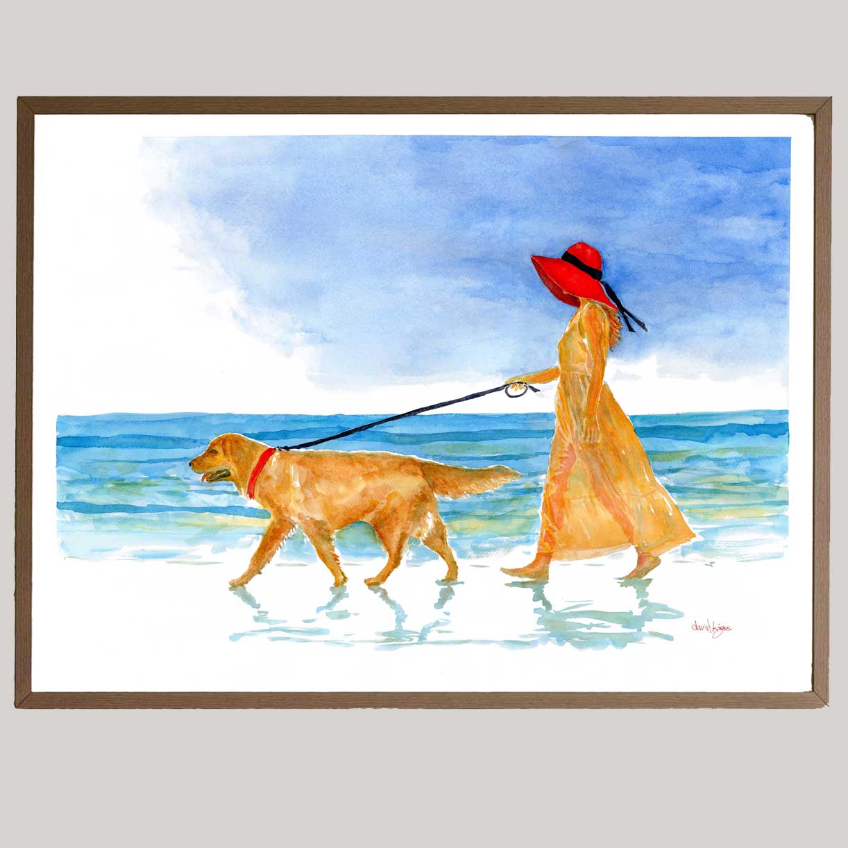 Red Hat (art print) - davidkjonesart