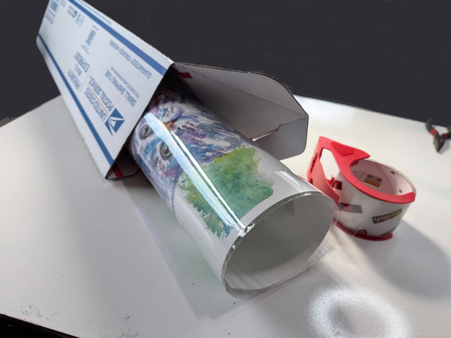 Tin Cup Chalice on the Beach (original watercolor) - davidkjonesart