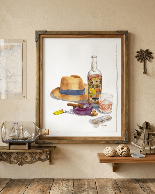Was the Cordoba Blue or Red (art print) - davidkjonesart