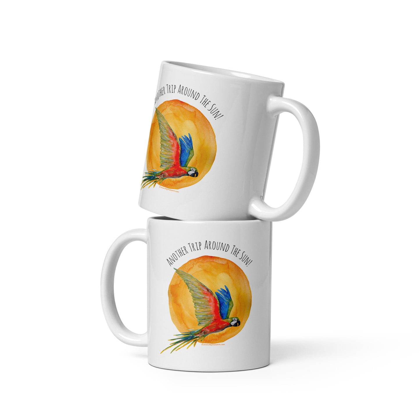 Another Trip Around The Sun white glossy mug