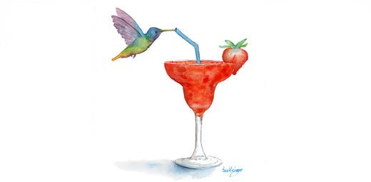 Daiquiri recipes: Havana Original Daiquiri and Strawberry Daiquiri - davidkjonesart