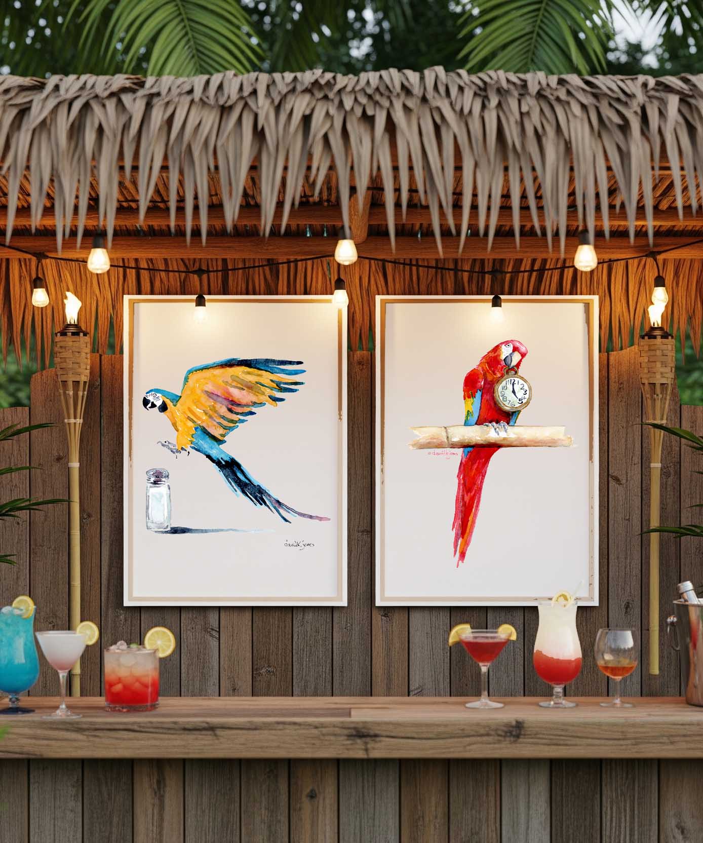 Tiki Bar Stuff - davidkjonesart
