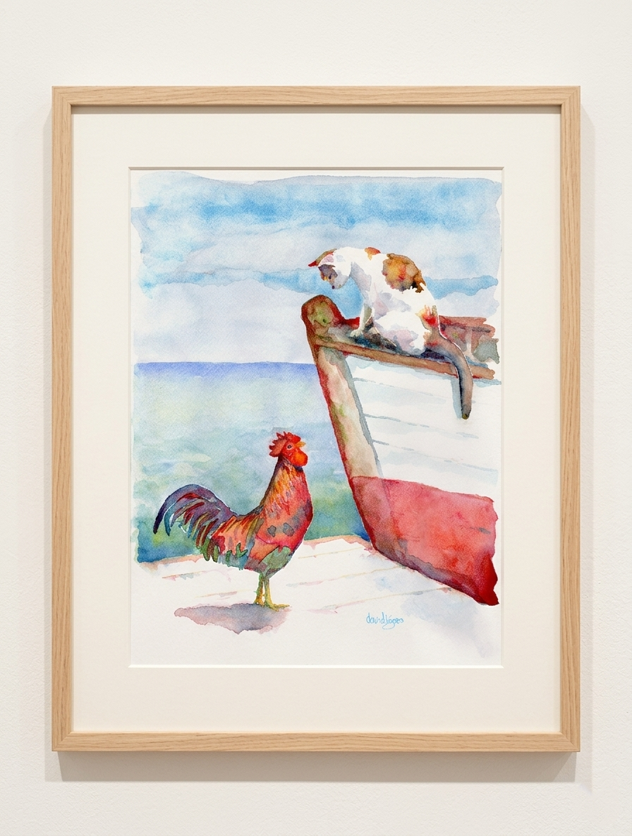 Key West Welcome (art print)