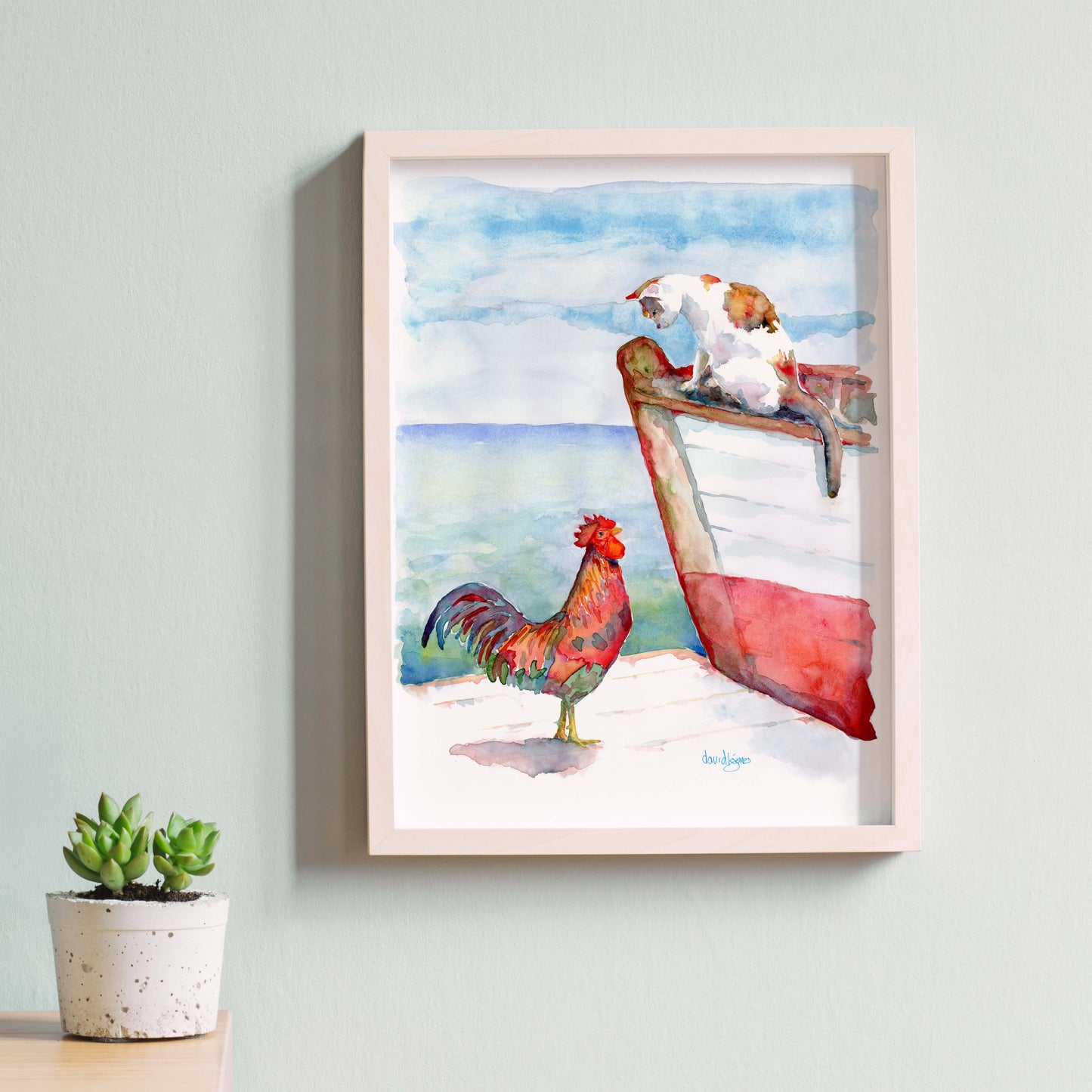 Key West Welcome (art print)