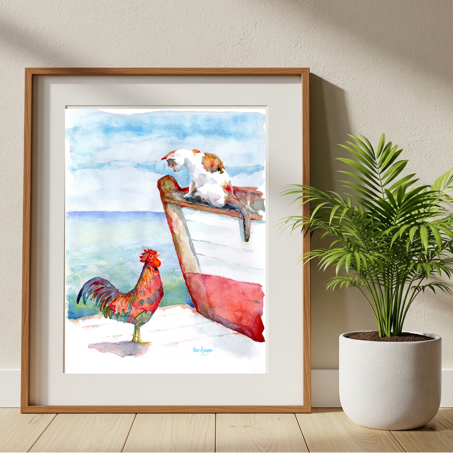 Key West Welcome (art print)