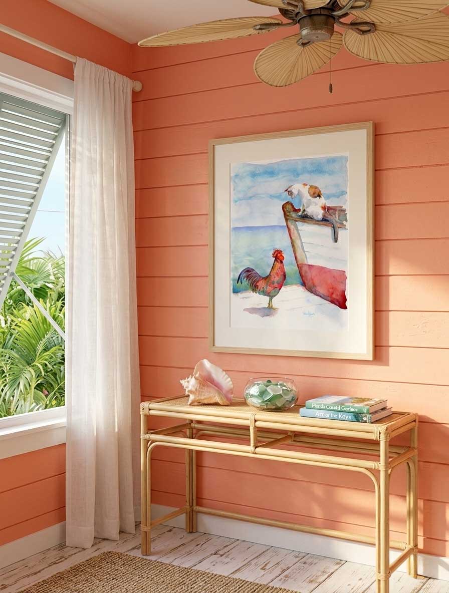 Key West Welcome (art print)