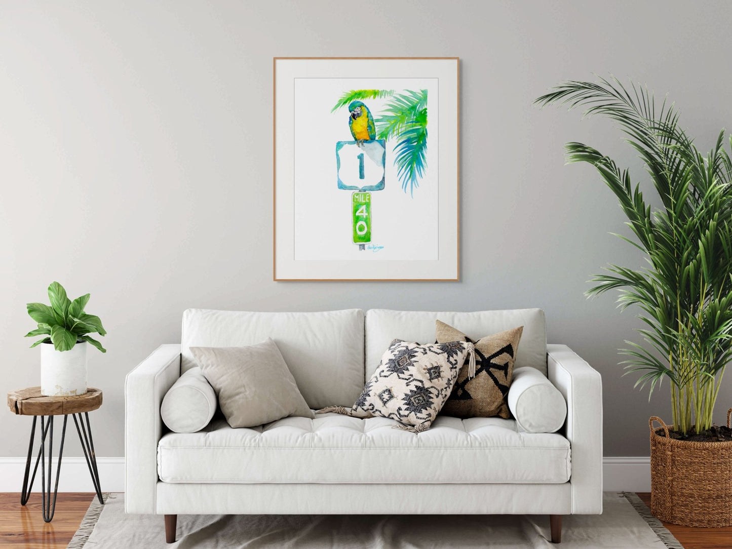 A Parrot Looks at 40 (art print) - davidkjonesart