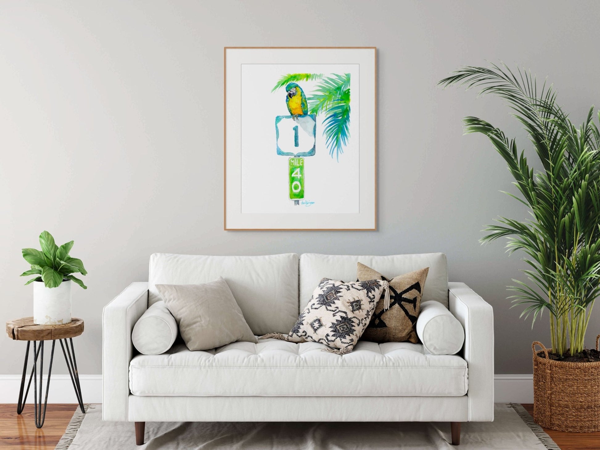A Parrot Looks at 40 (art print) - davidkjonesart