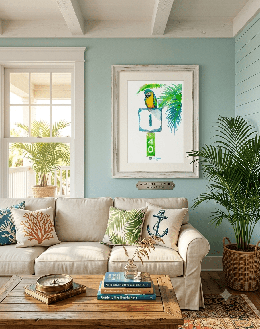 A Parrot Looks at 40 (art print) - davidkjonesart