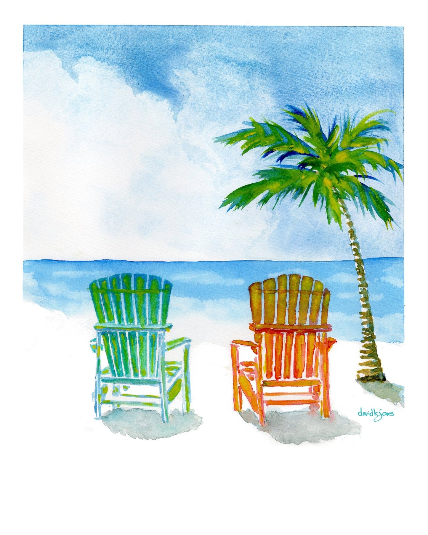 Beach Chairs - davidkjonesart