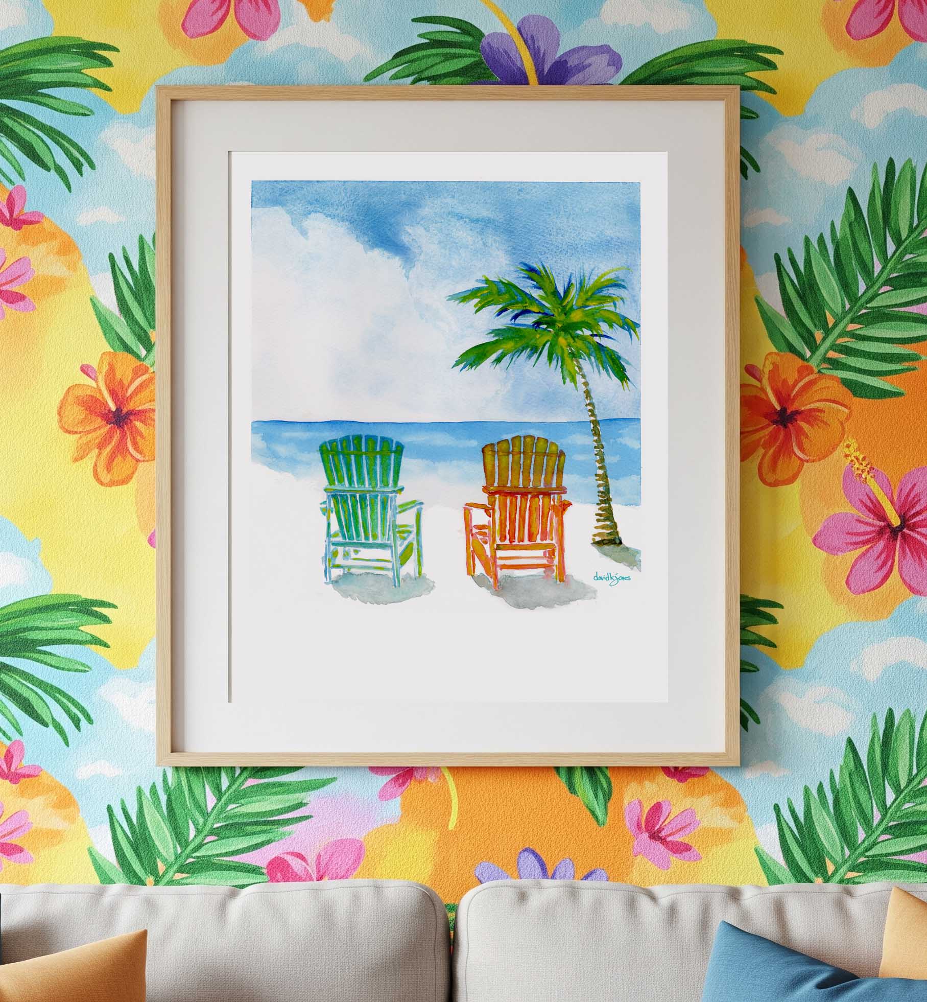 Beach Chairs - davidkjonesart