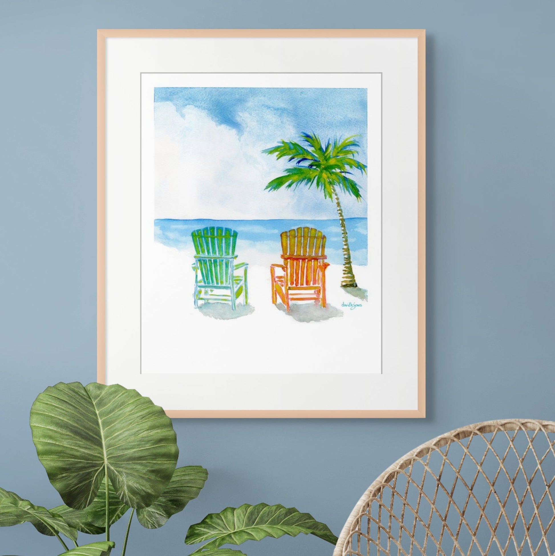 Beach Chairs - davidkjonesart