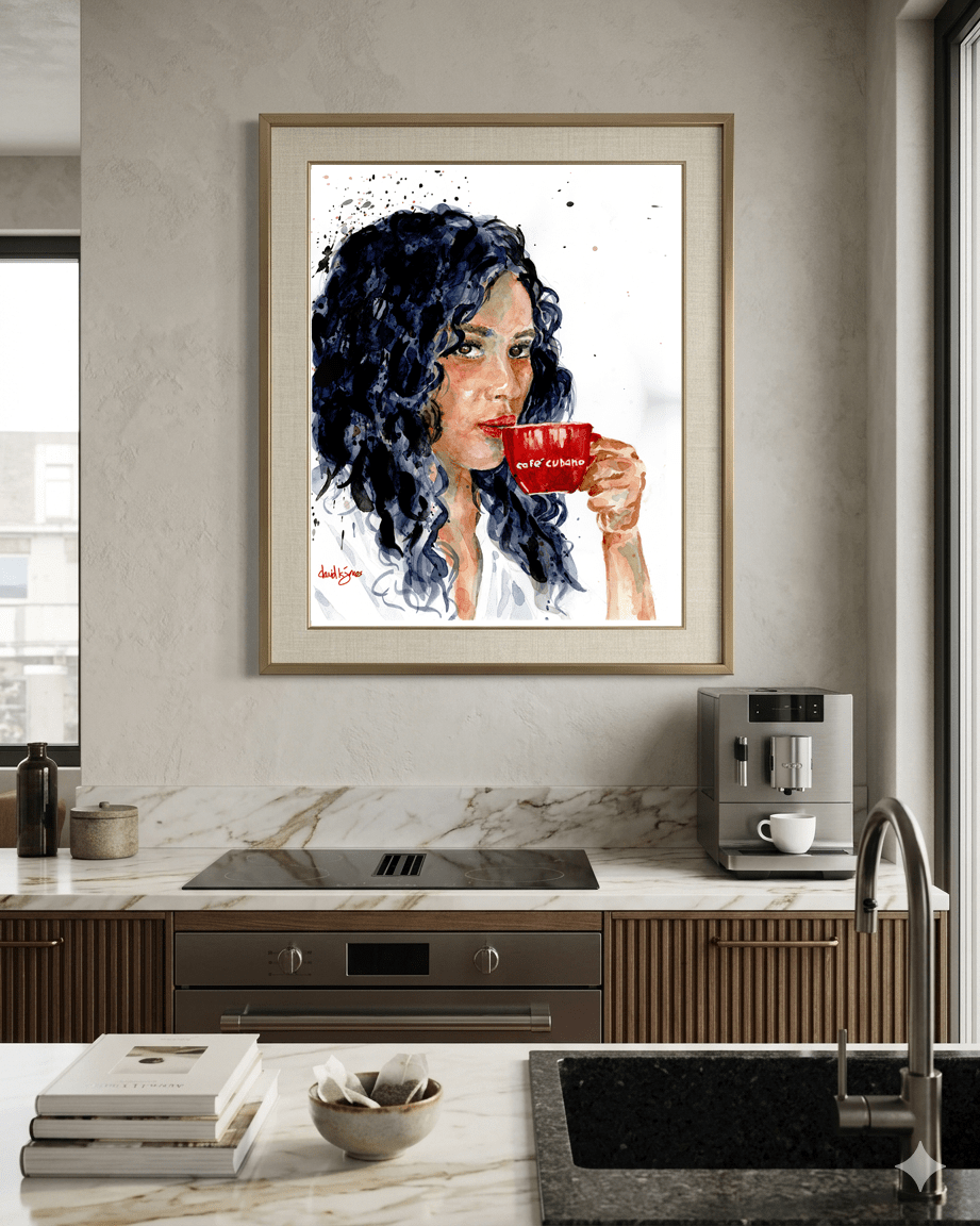 Café Cubano (art print) - davidkjonesart