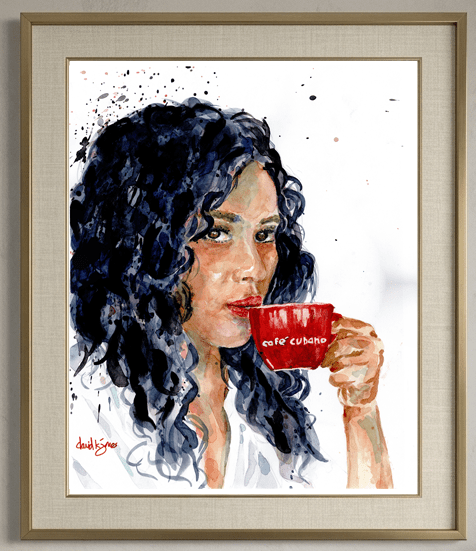 Café Cubano (art print) - davidkjonesart