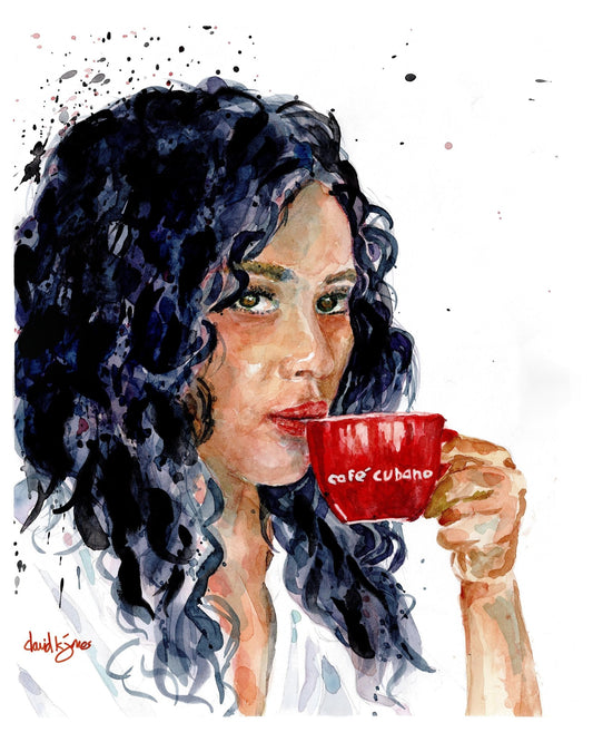 Café Cubano (art print) - davidkjonesart