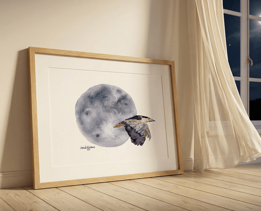 Come to the Moon (art print) - davidkjonesart