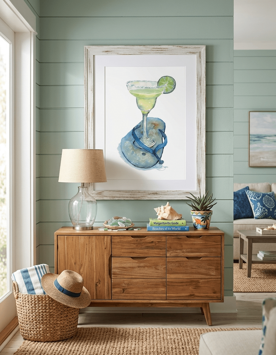Flip Flop Margarita - davidkjonesart