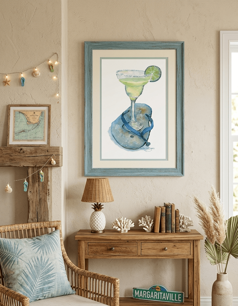 Flip Flop Margarita - davidkjonesart