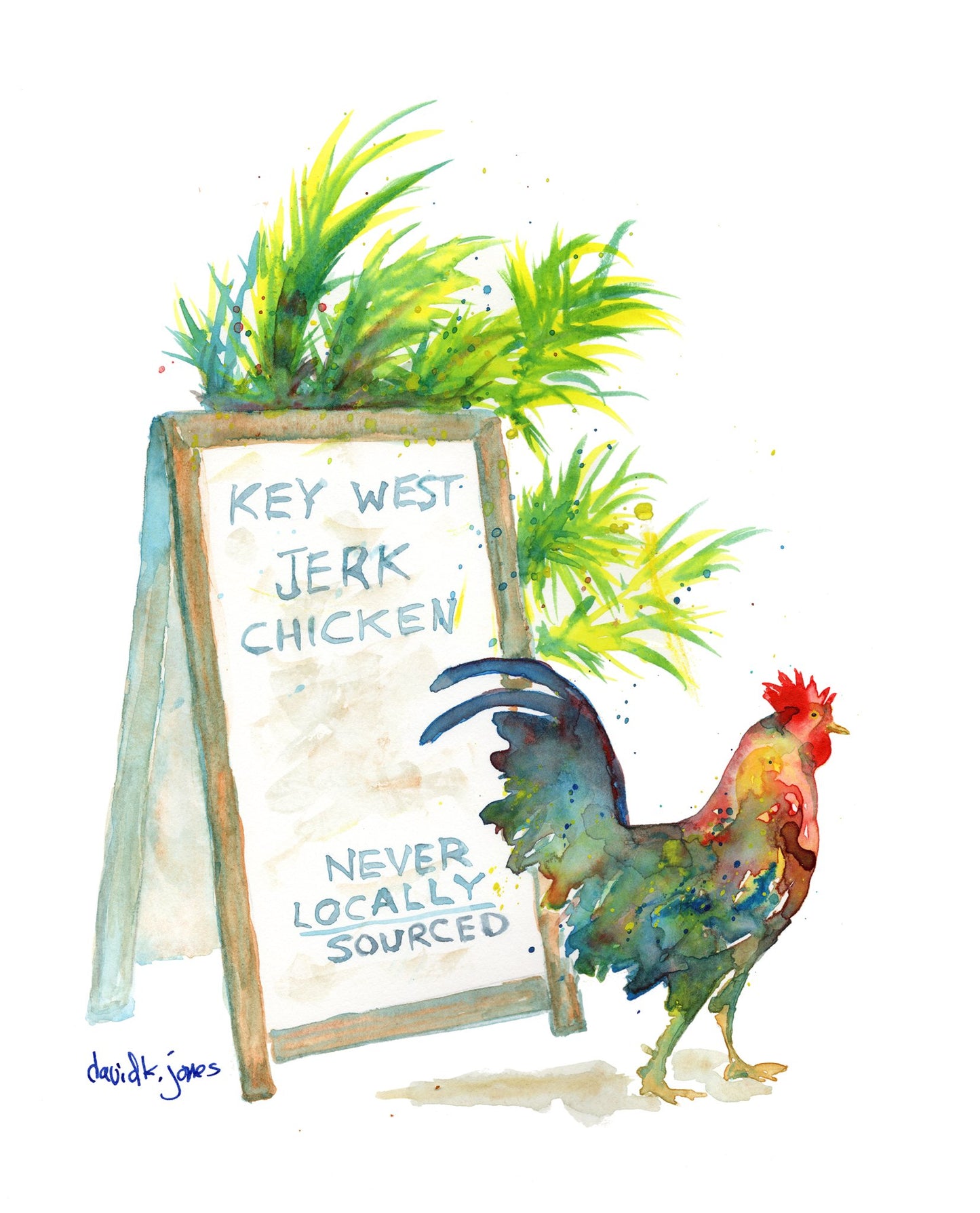 Key West Jerk Chicken - davidkjonesart