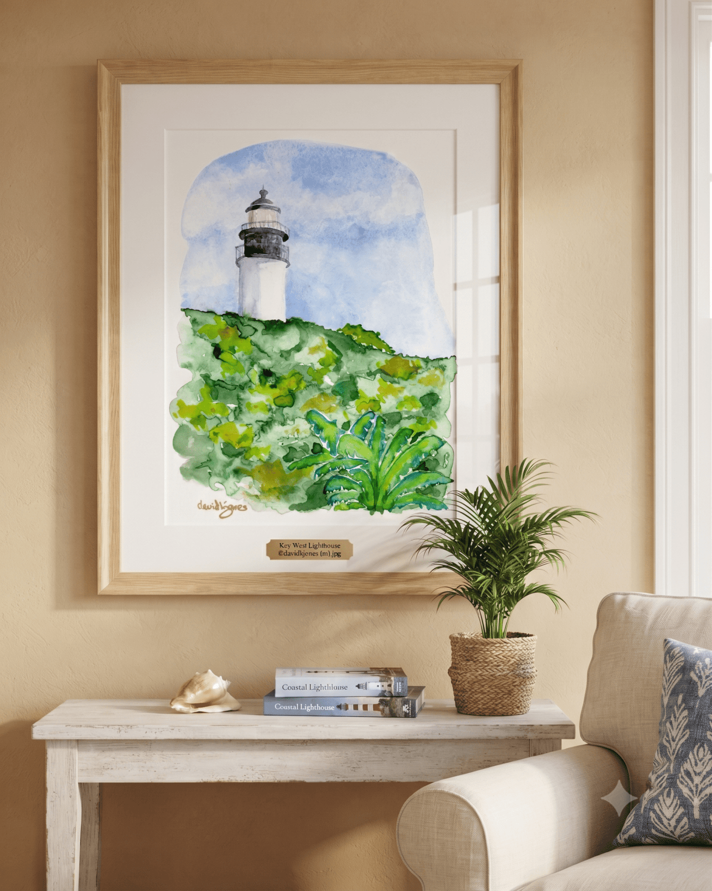 Key West Lighthouse (art print) - davidkjonesart