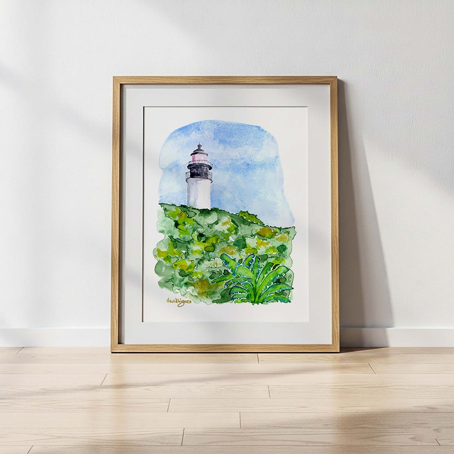 Key West Lighthouse (art print) - davidkjonesart