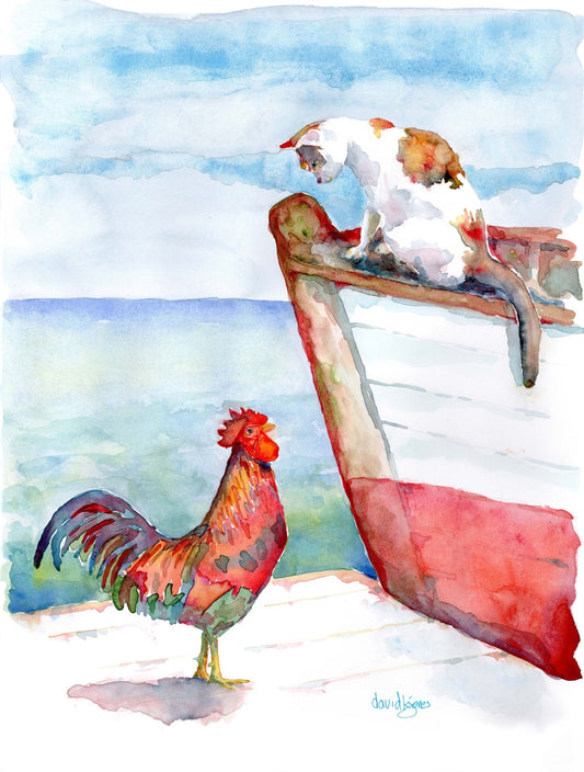 Key West Welcome (art print) - davidkjonesart