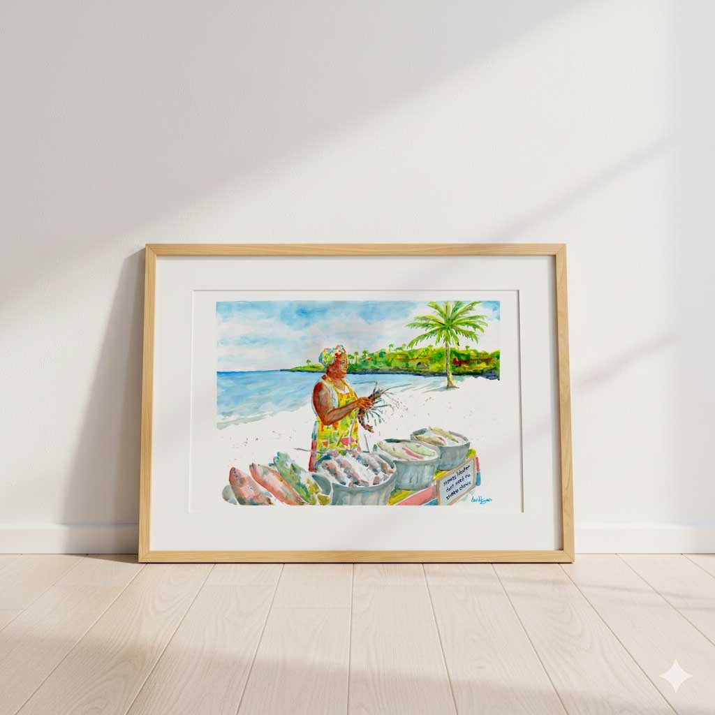 Mama's Lobster (art print) - davidkjonesart