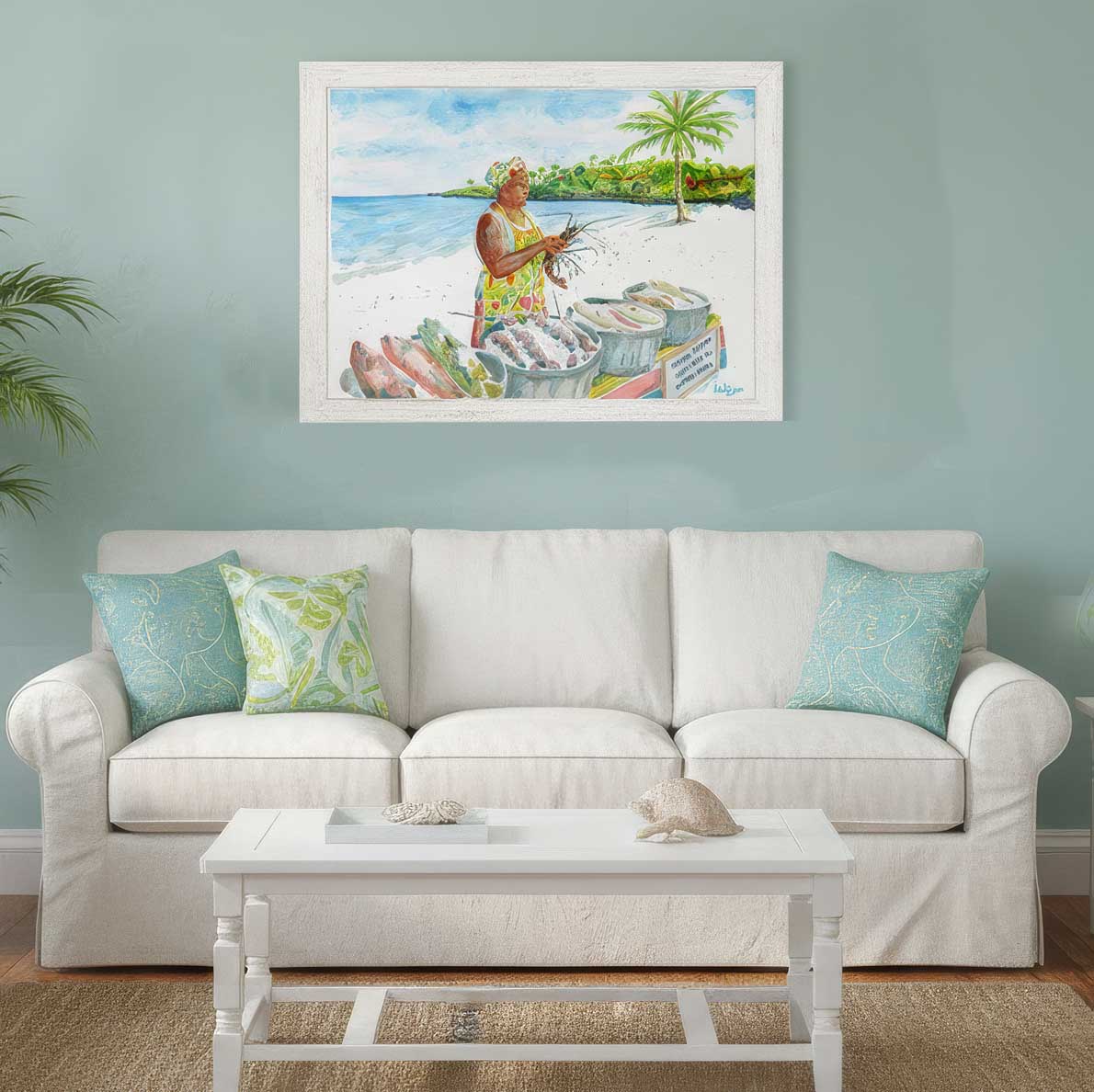 Mama's Lobster (art print) - davidkjonesart