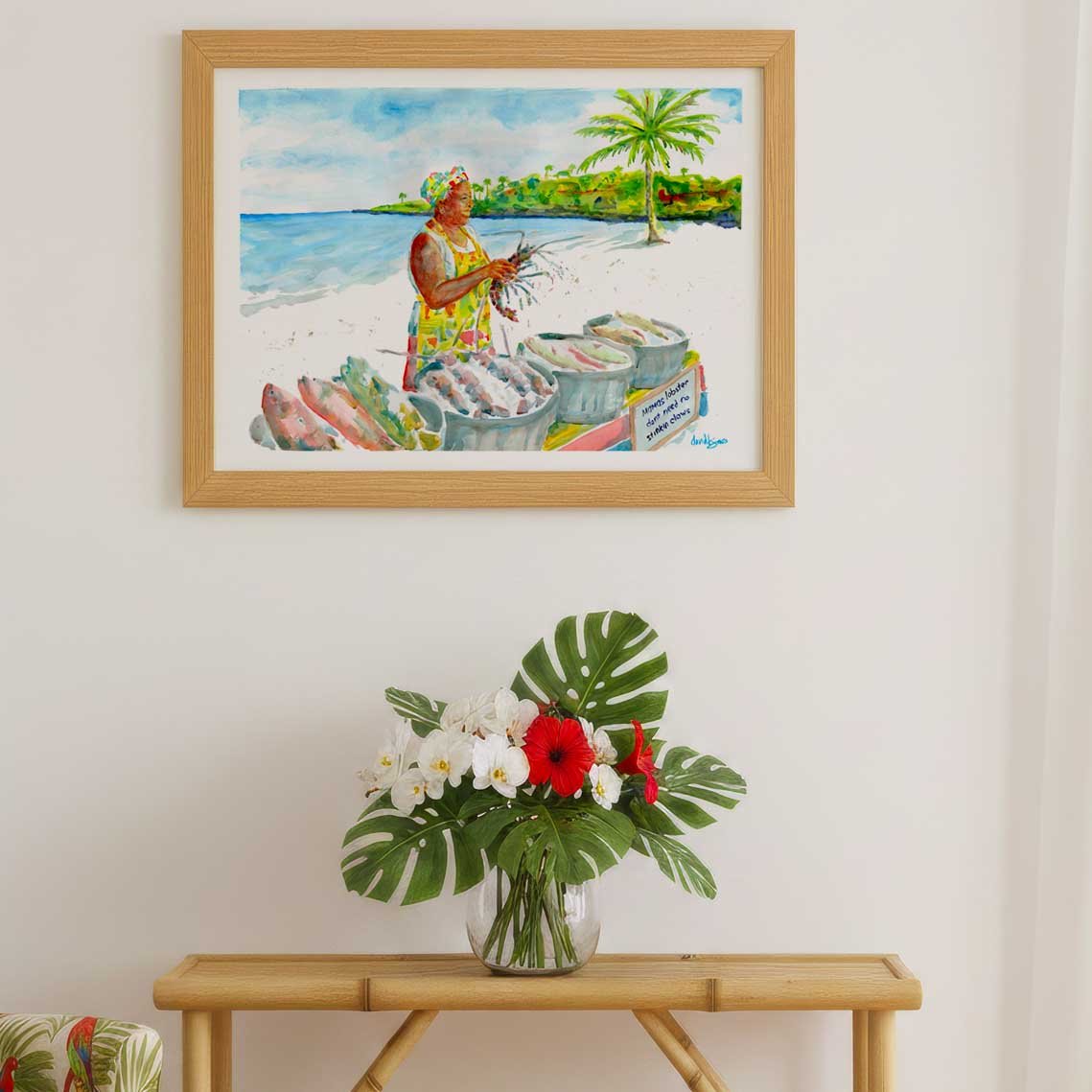 Mama's Lobster (art print) - davidkjonesart