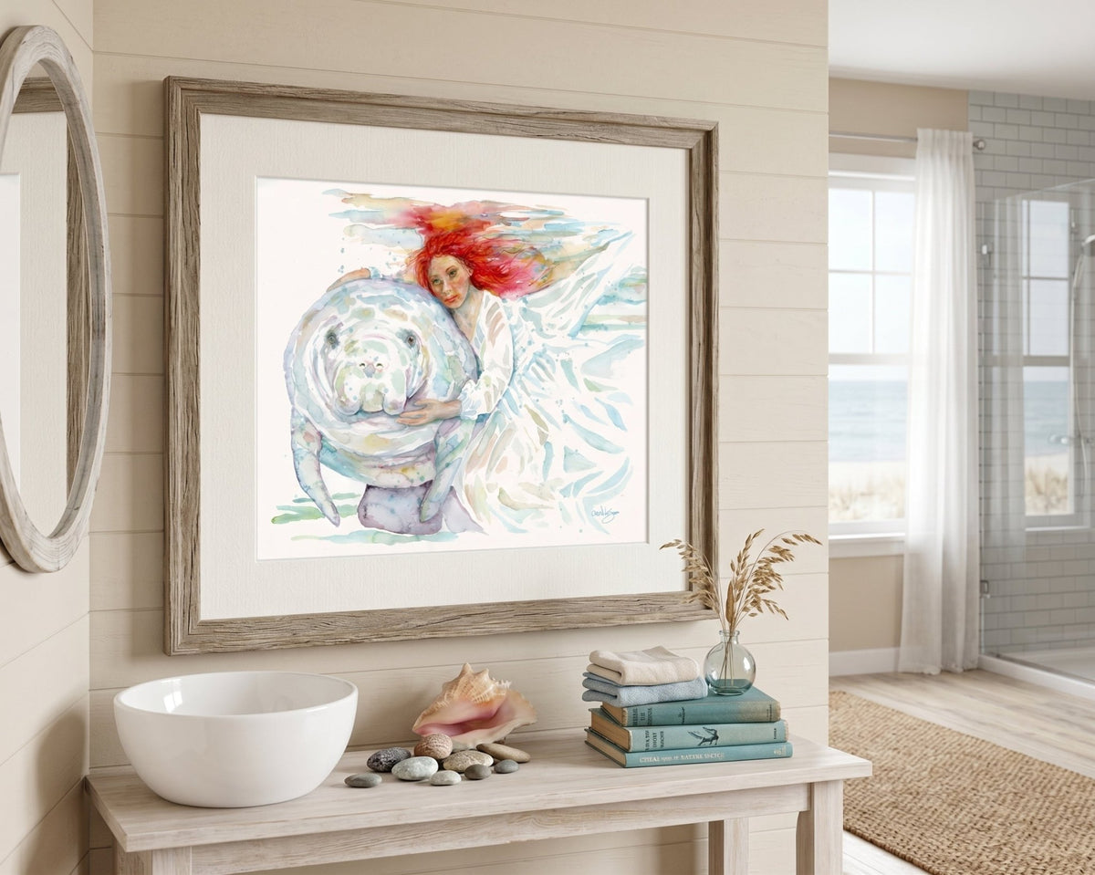 Mermaids (art print) - davidkjonesart