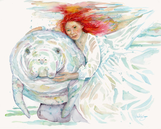 Mermaids (art print) - davidkjonesart