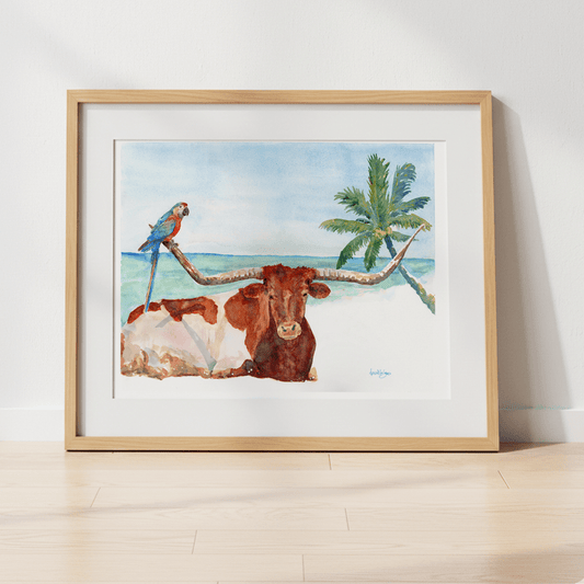 MOO - garitaville (art print) - davidkjonesart