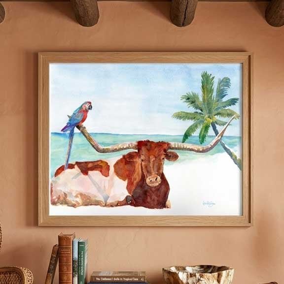 MOO - garitaville (art print) - davidkjonesart