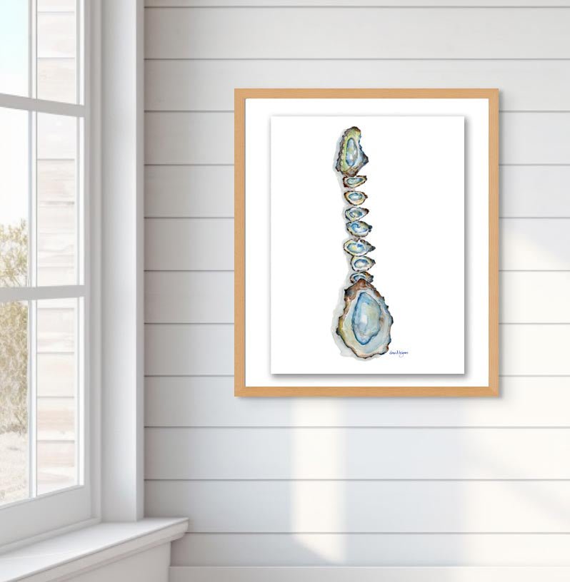 Oyster Guitar - davidkjonesart
