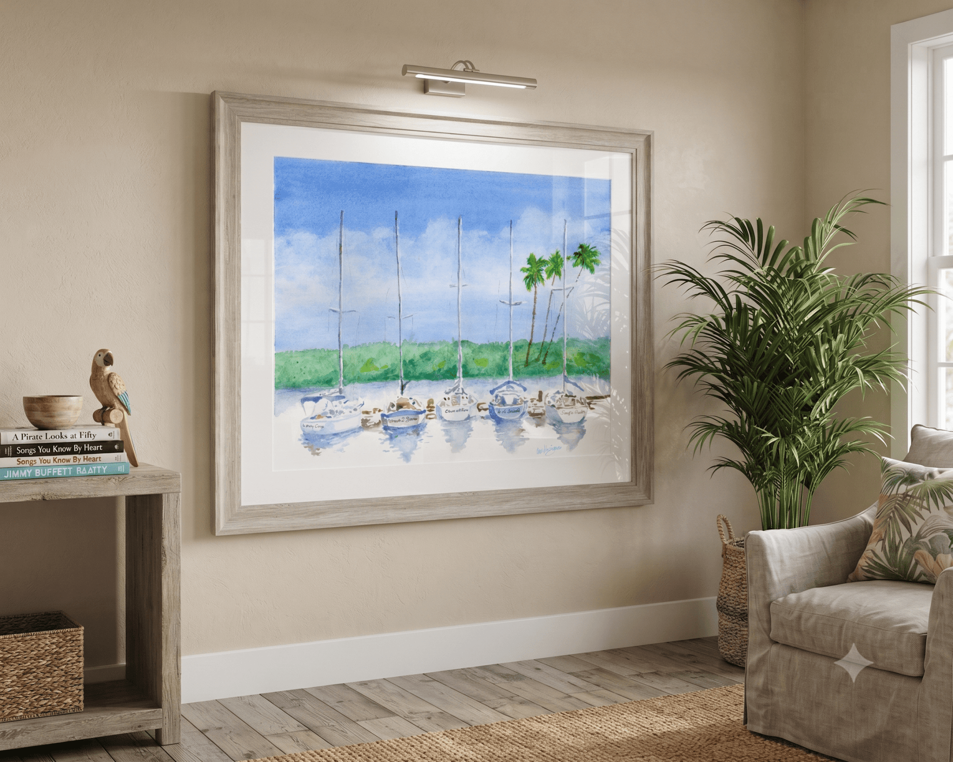 Parrot Port Art Print - davidkjonesart